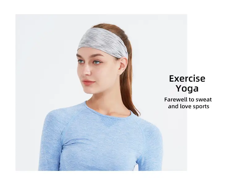 Sweat Absorbing Hair Band for Men Women Outdoor Yoga — feature 14