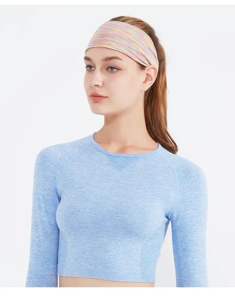 Sweat Absorbing Hair Band for Men Women Outdoor Yoga — feature 16