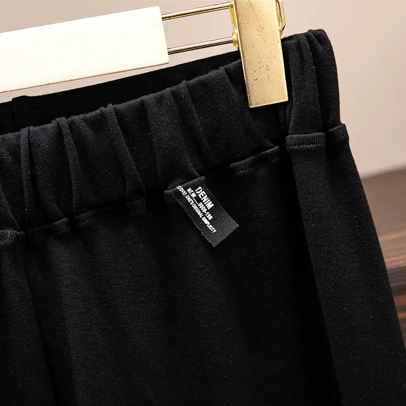 Plus Size Women's Leggings Knee Elasticity High Waist Slim Fit - Image 5