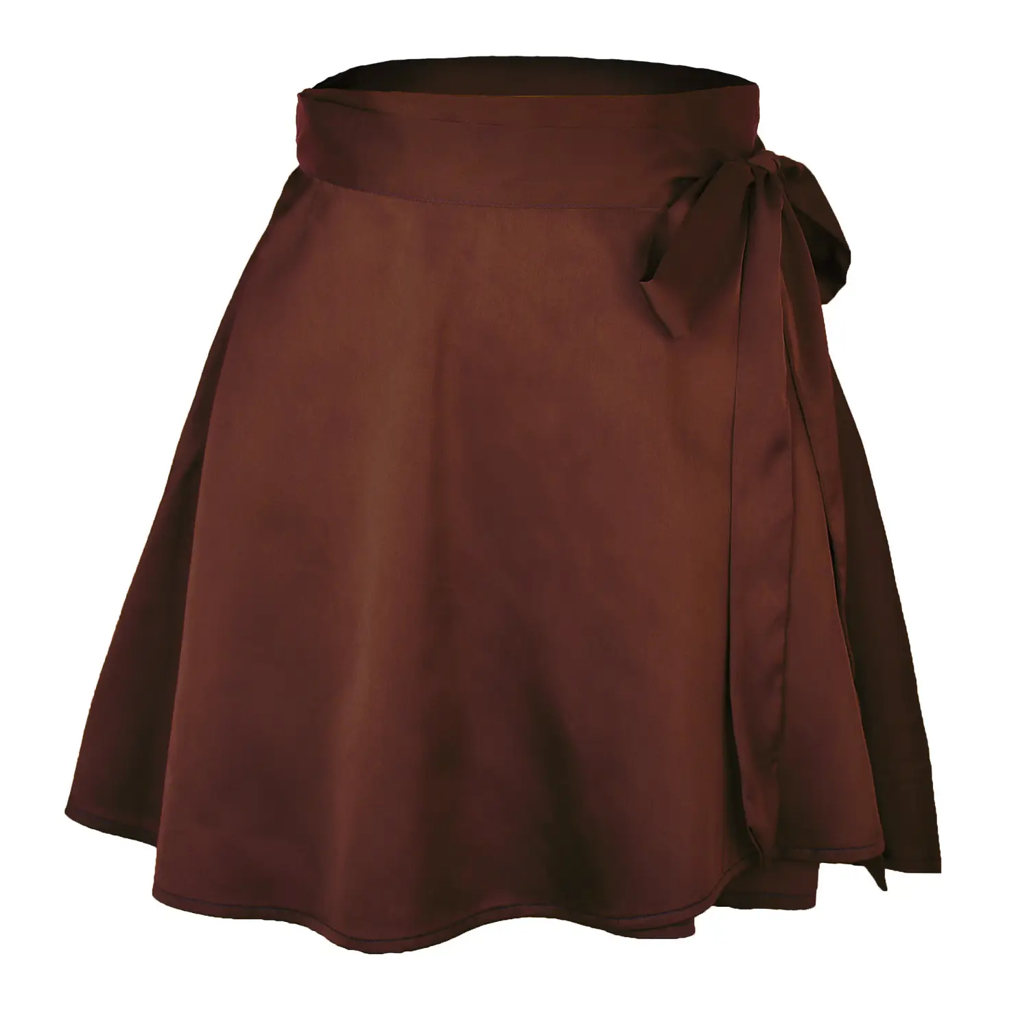 Summer 2021 Cream High Waist Lace-Up Skirt - Image 7