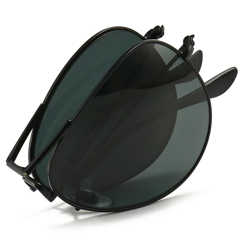 UV400 Foldable Sunglasses Black Men Women