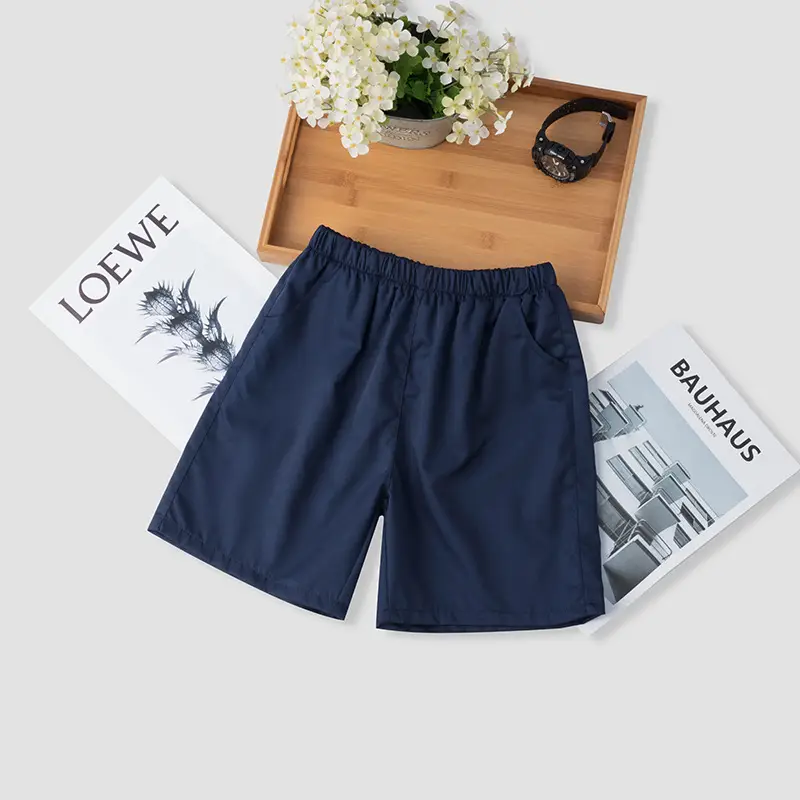 Children's Khaki Shorts Summer Casual Pants Half Length - Image 5