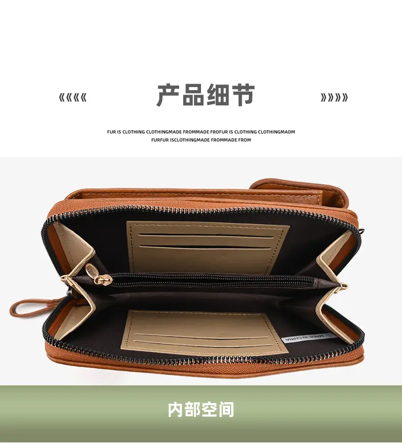 2023 New Spring New Women's Wallet Shoulder Crossbody Bag Korean Style Multifunctional Mobile Phone Bag Spot Wholesale — feature 13