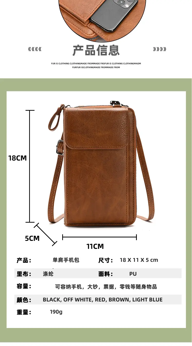 2023 New Spring New Women's Wallet Shoulder Crossbody Bag Korean Style Multifunctional Mobile Phone Bag Spot Wholesale — feature 7