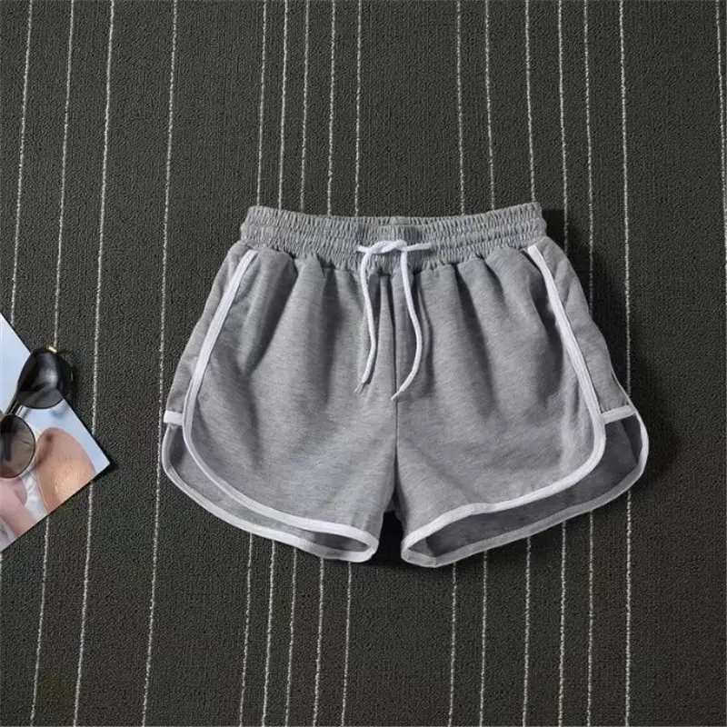 Men's White Black Striped Sports Shorts Large - Image 2