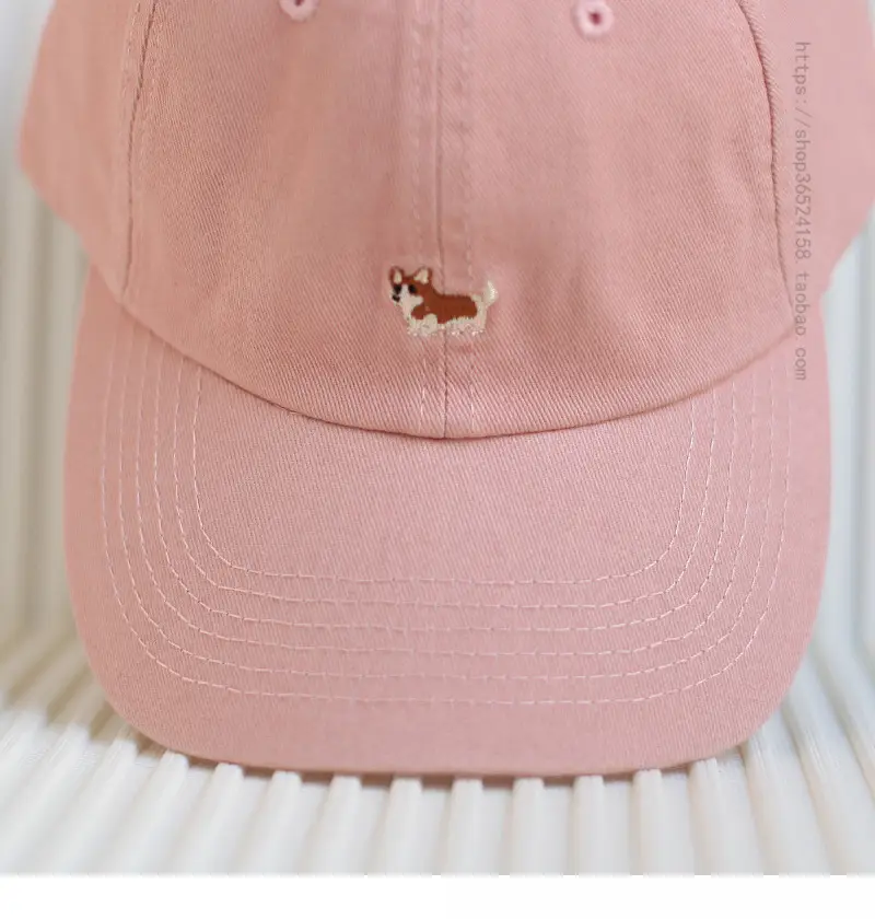 Japanese Cartoon Cap Tan Pure Cotton Peaked Hat — feature 5