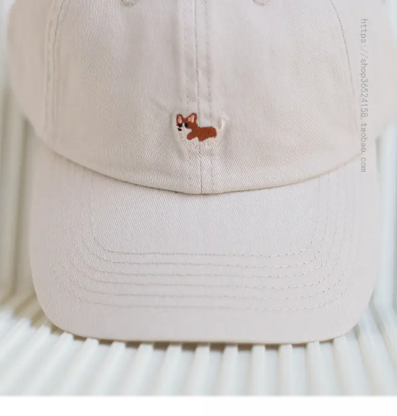 Japanese Cartoon Cap Tan Pure Cotton Peaked Hat — feature 7