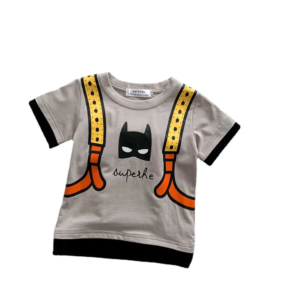Kids Red Star Backpack T-Shirt Short Sleeve Boys - Image 8