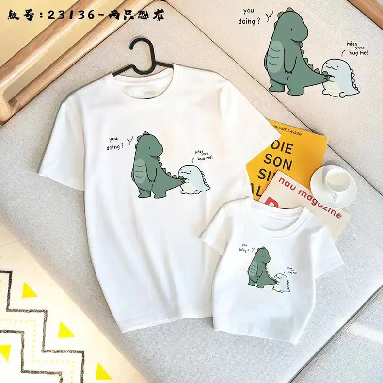 White Chinese Style T-Shirt Set for Kids 2025 - Image 6
