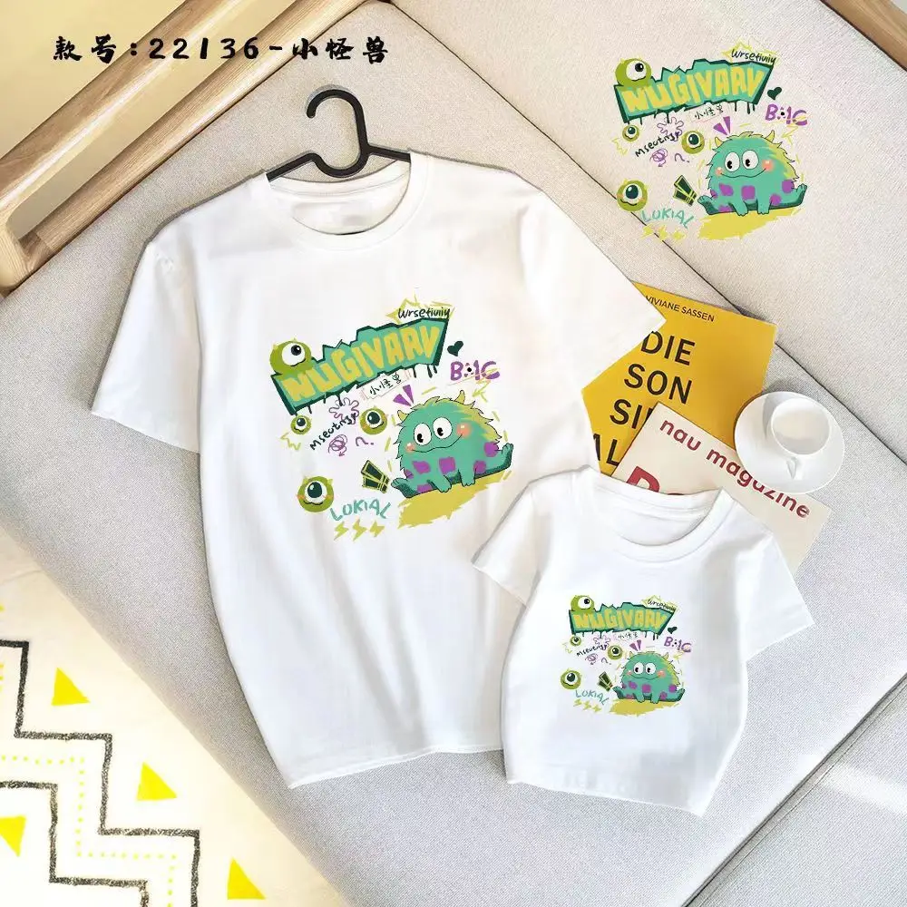White Chinese Style T-Shirt Set for Kids 2025 - Image 7