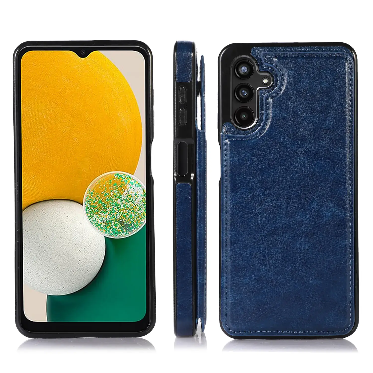 Samsung A13 Creative Leather Phone Case Rose Gold