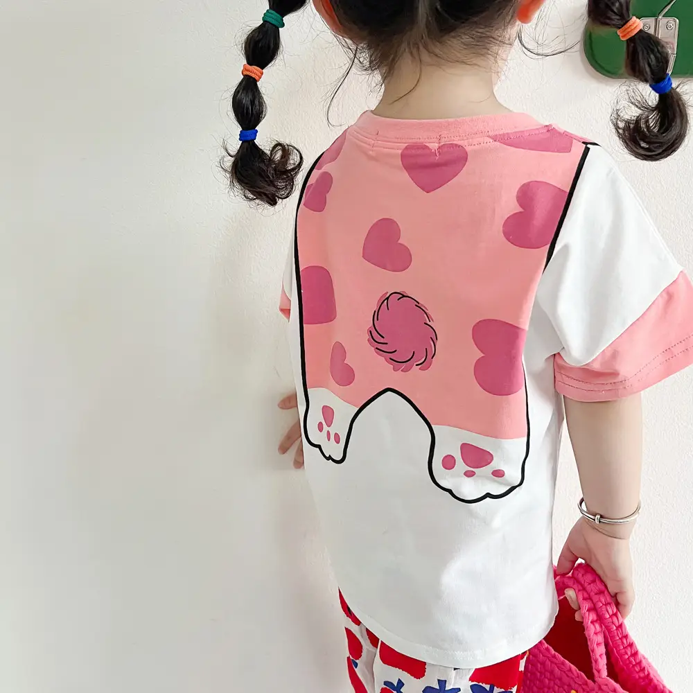 Tiger Print Cotton T-Shirt for Boys Summer