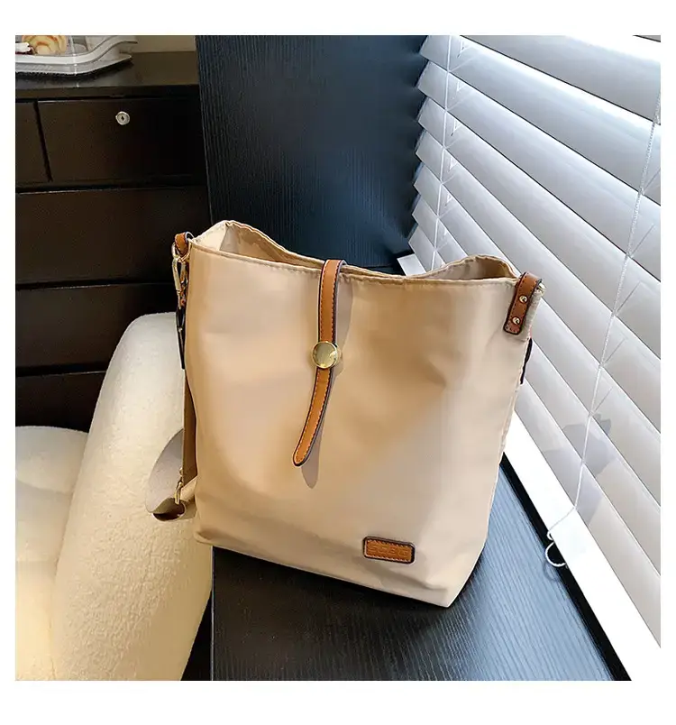 Korean Style Crossbody Bag Cream Nylon 2025 — feature 21
