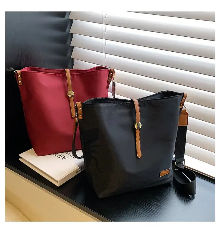 Korean Style Crossbody Bag Cream Nylon 2025 — feature 23