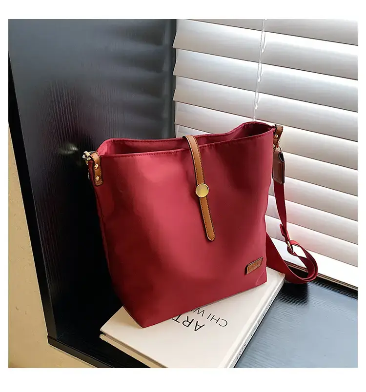 Korean Style Crossbody Bag Cream Nylon 2025 — feature 25