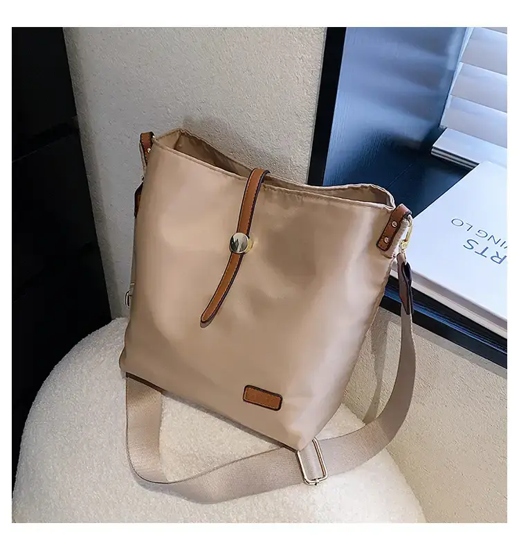 Korean Style Crossbody Bag Cream Nylon 2025 — feature 30