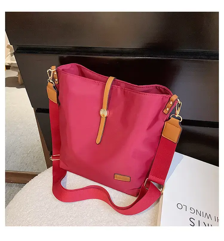 Korean Style Crossbody Bag Cream Nylon 2025 — feature 35