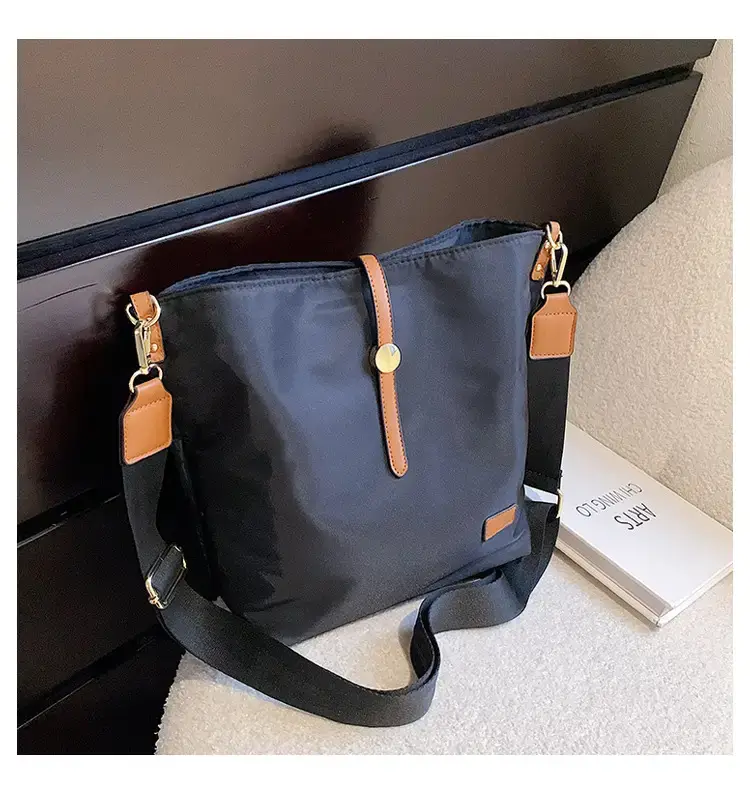 Korean Style Crossbody Bag Cream Nylon 2025 — feature 38