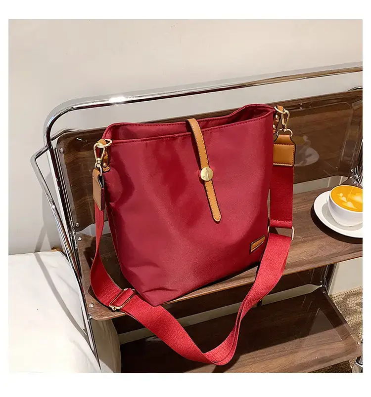 Korean Style Crossbody Bag Cream Nylon 2025 — feature 54