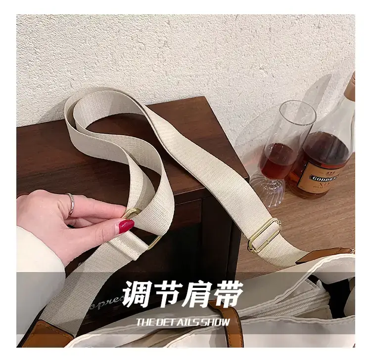 Korean Style Crossbody Bag Cream Nylon 2025 — feature 6