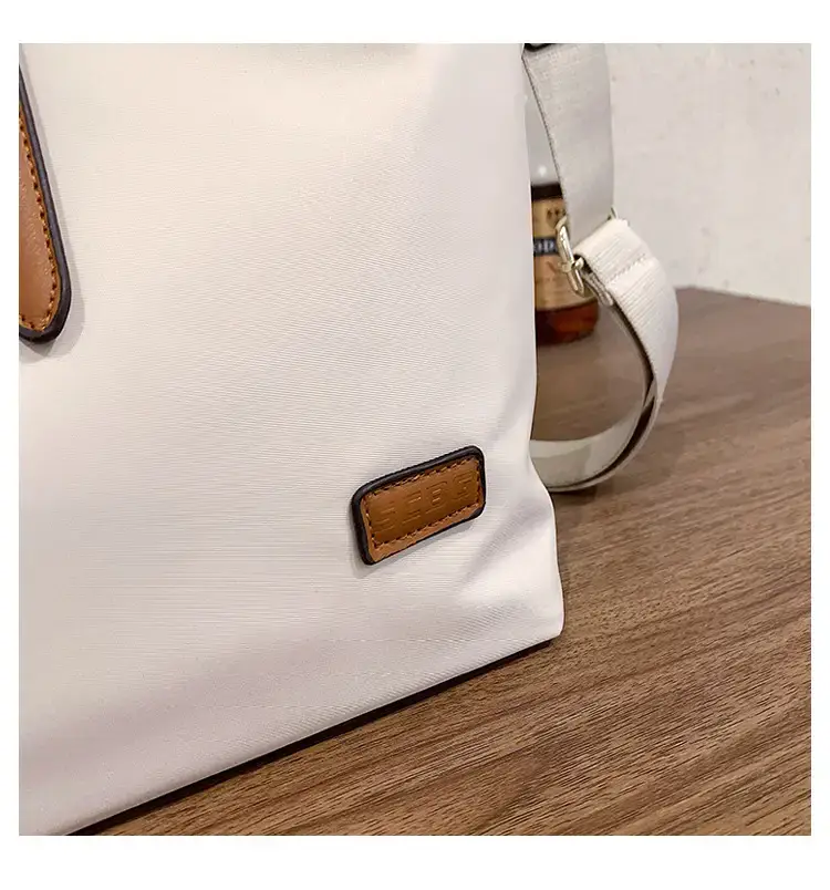 Korean Style Crossbody Bag Cream Nylon 2025 — feature 63