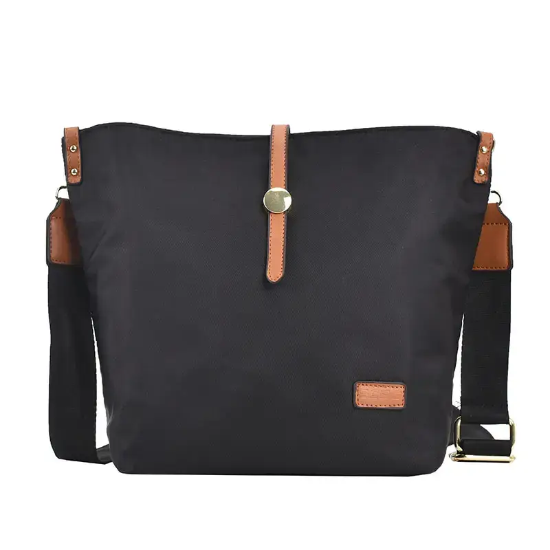 Korean Style Crossbody Bag Cream Nylon 2025 - Image 4