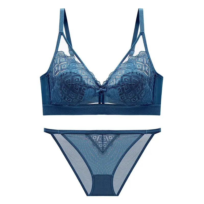 Lightweight Lace Bra Set for Women