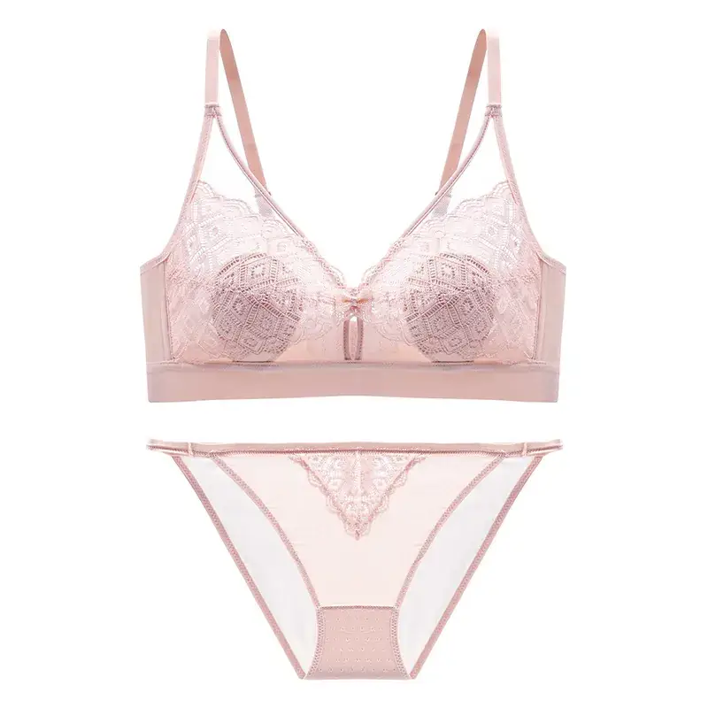 Lightweight Lace Bra Set for Women