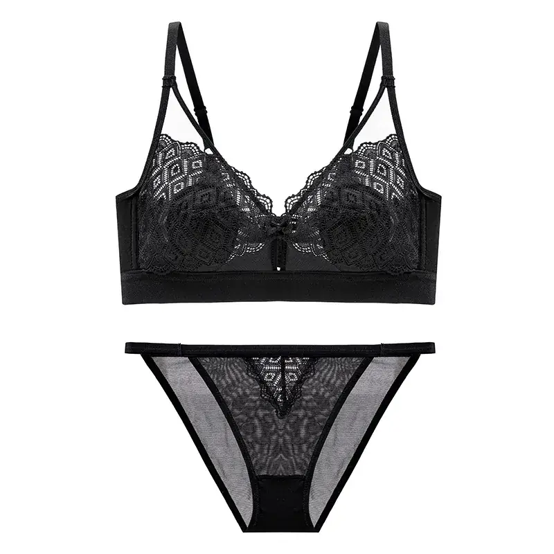 Lightweight Lace Bra Set for Women