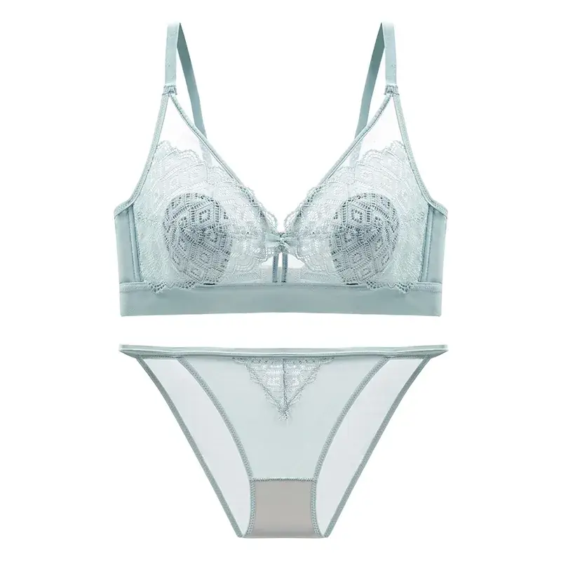 Lightweight Lace Bra Set for Women
