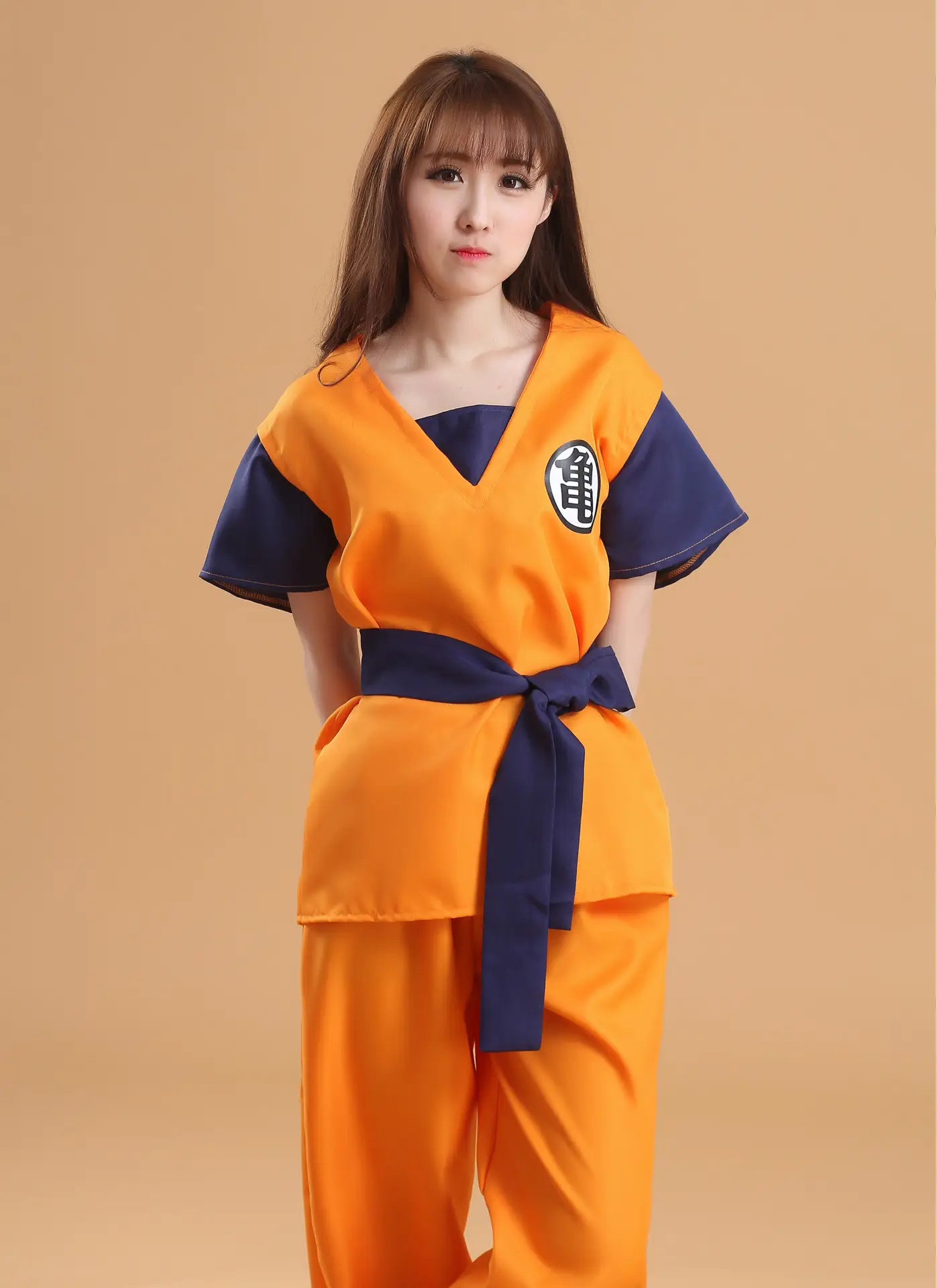 Dragon Ball Hero Monkey King Costume Orange Pants Goku Practice Outfit — feature 10