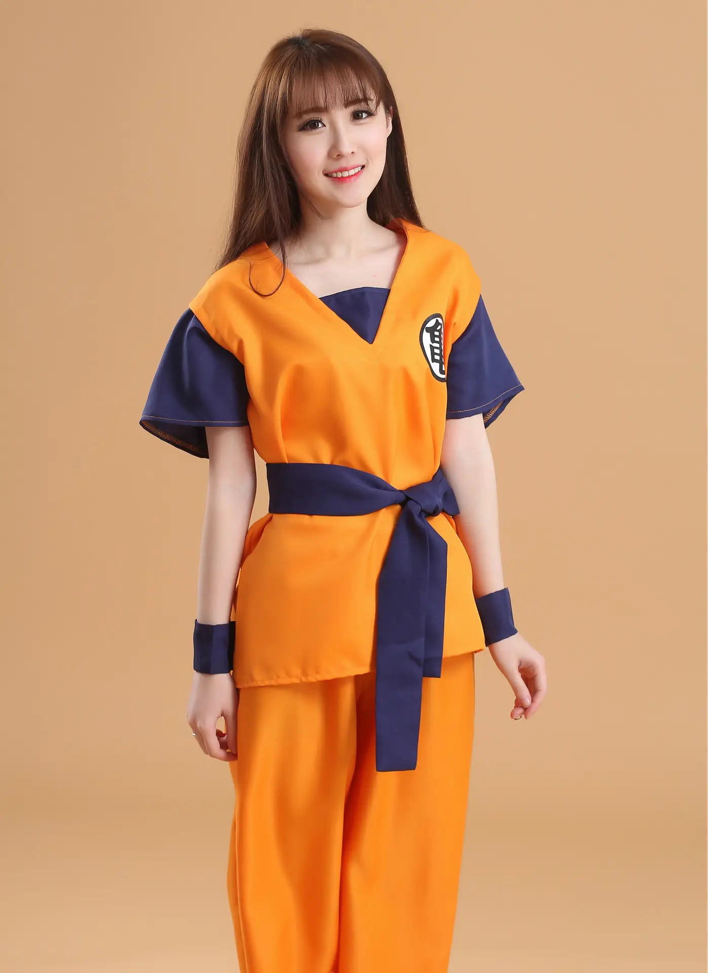 Dragon Ball Hero Monkey King Costume Orange Pants Goku Practice Outfit — feature 12