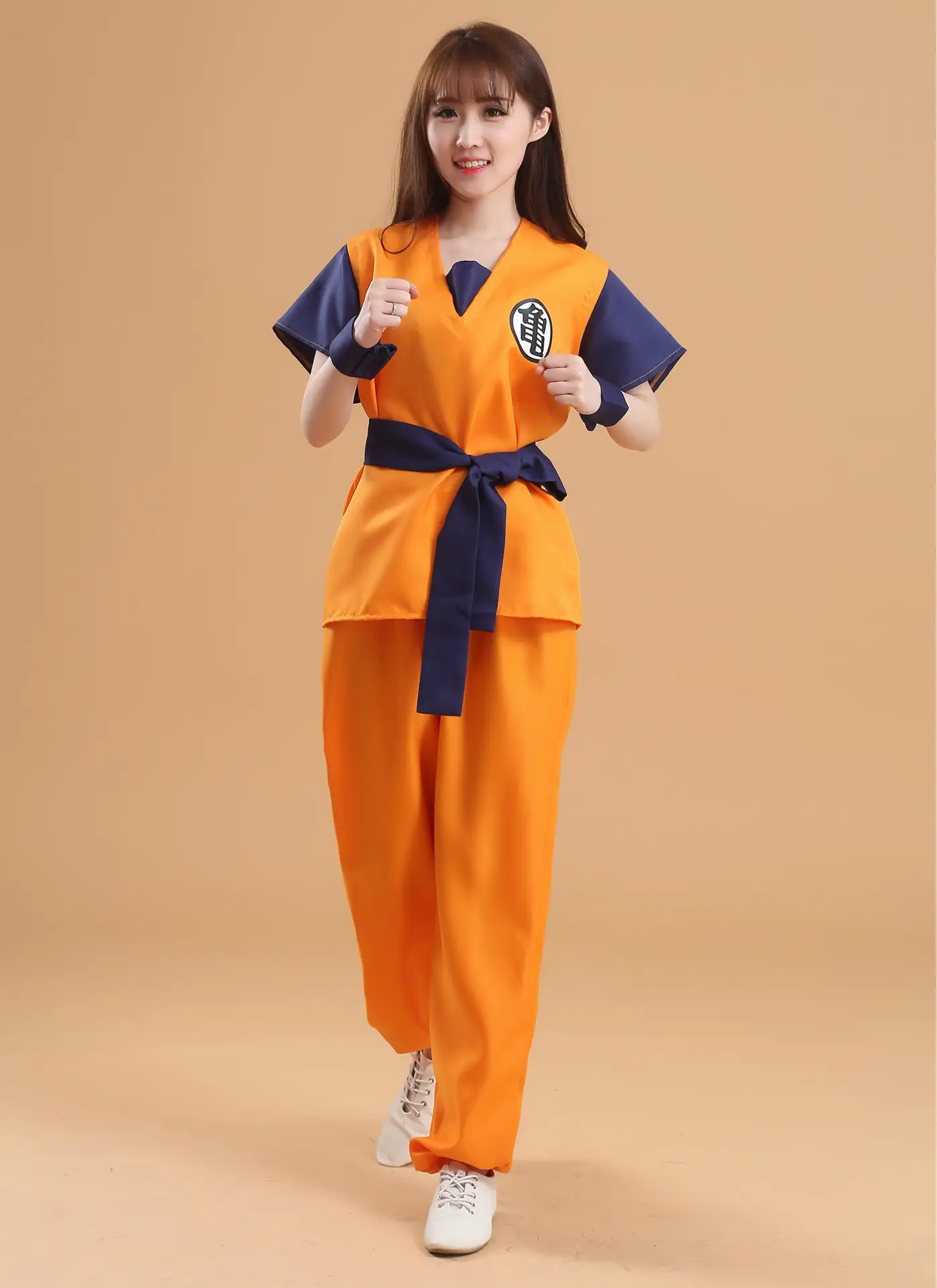 Dragon Ball Hero Monkey King Costume Orange Pants Goku Practice Outfit — feature 14