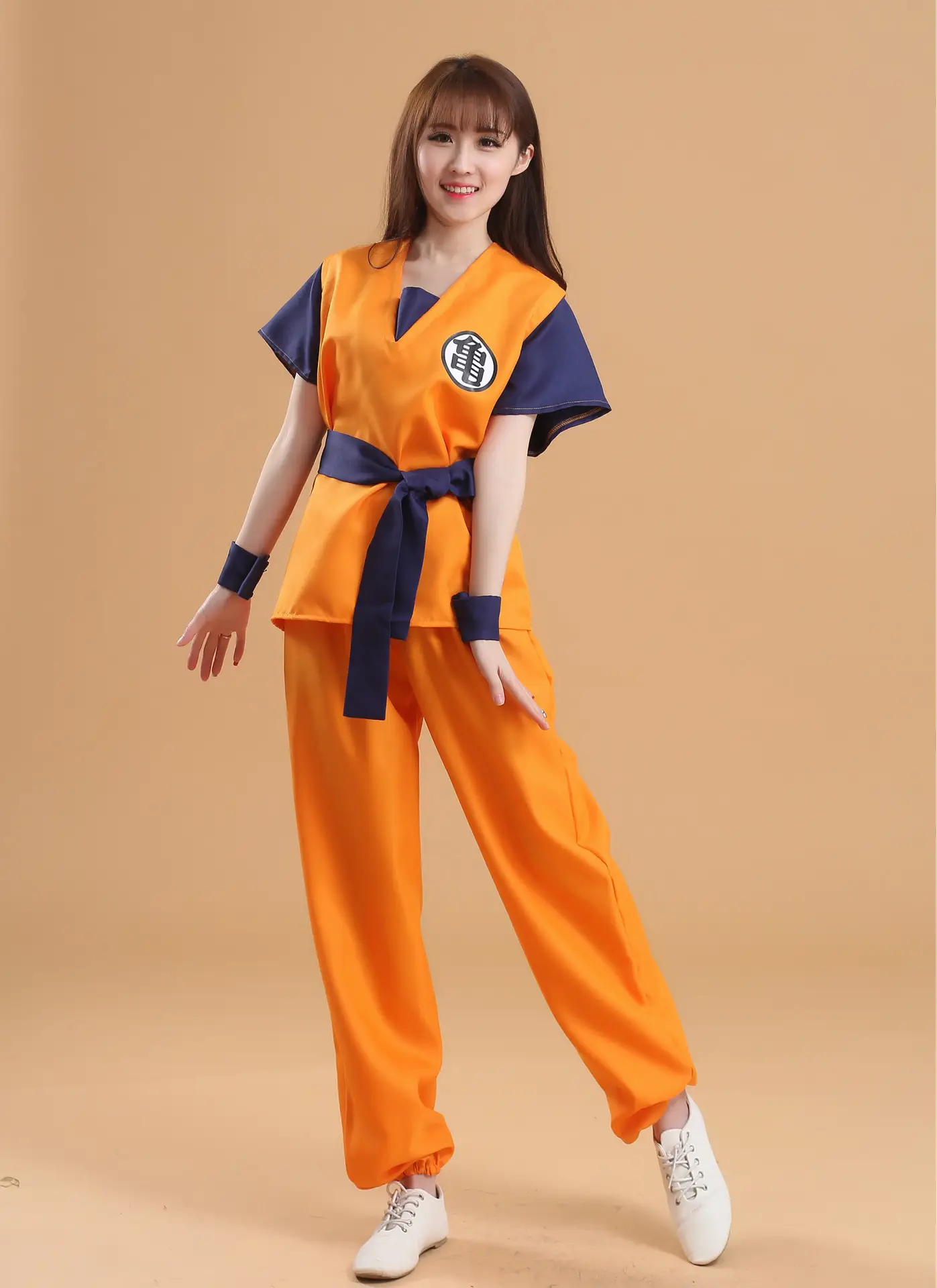 Dragon Ball Hero Monkey King Costume Orange Pants Goku Practice Outfit — feature 15