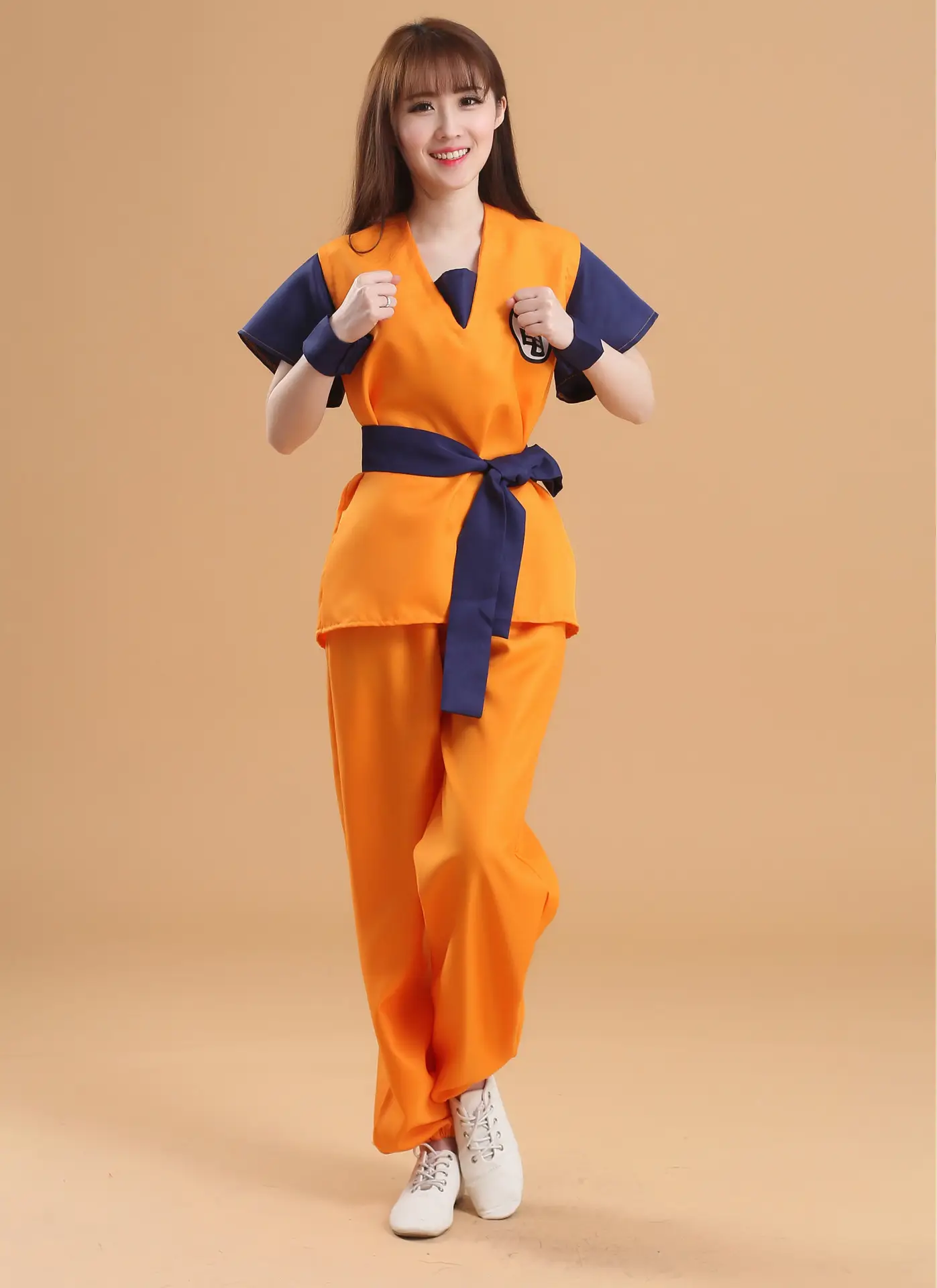 Dragon Ball Hero Monkey King Costume Orange Pants Goku Practice Outfit — feature 16