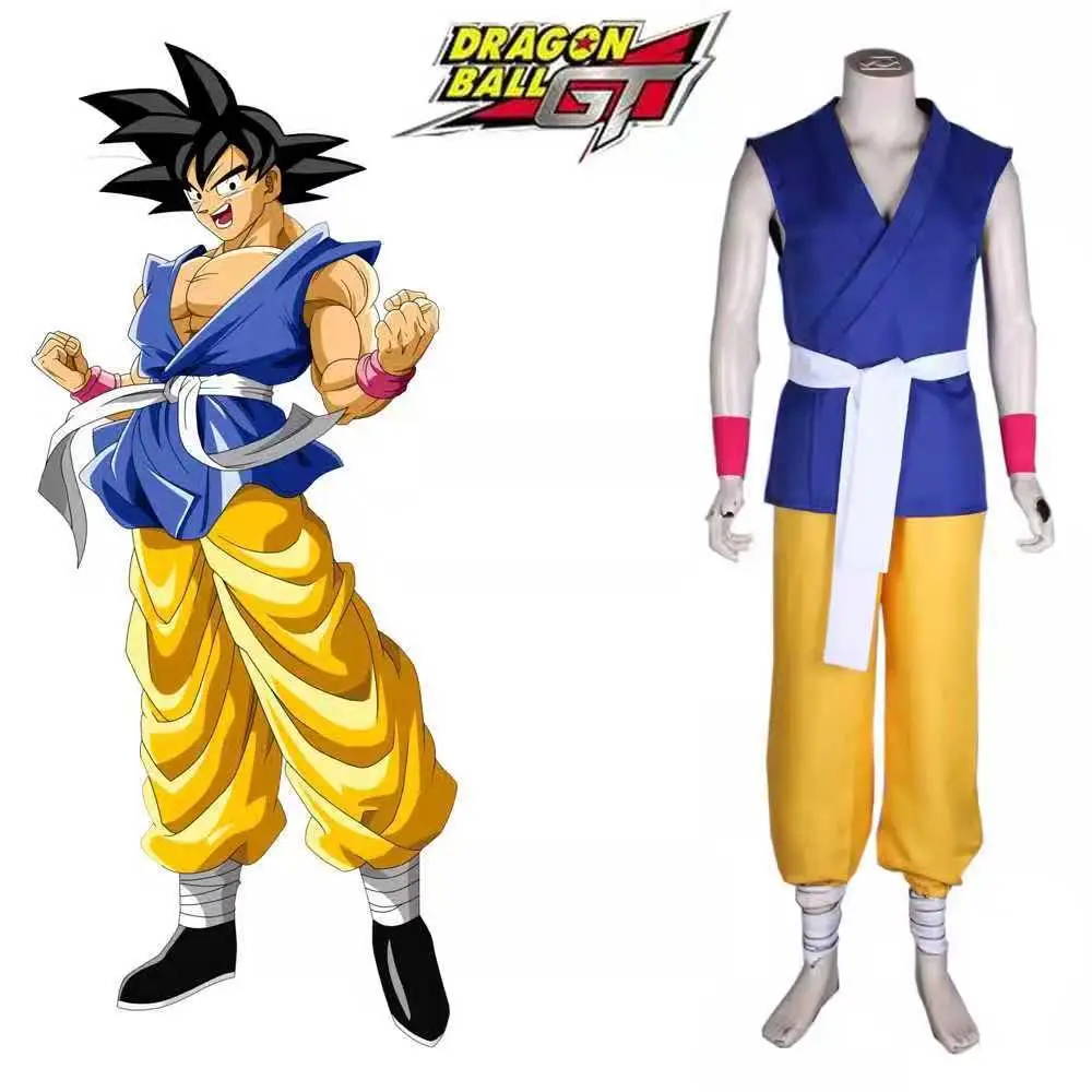 Dragon Ball Hero Monkey King Costume Orange Pants Goku Practice Outfit — feature 3