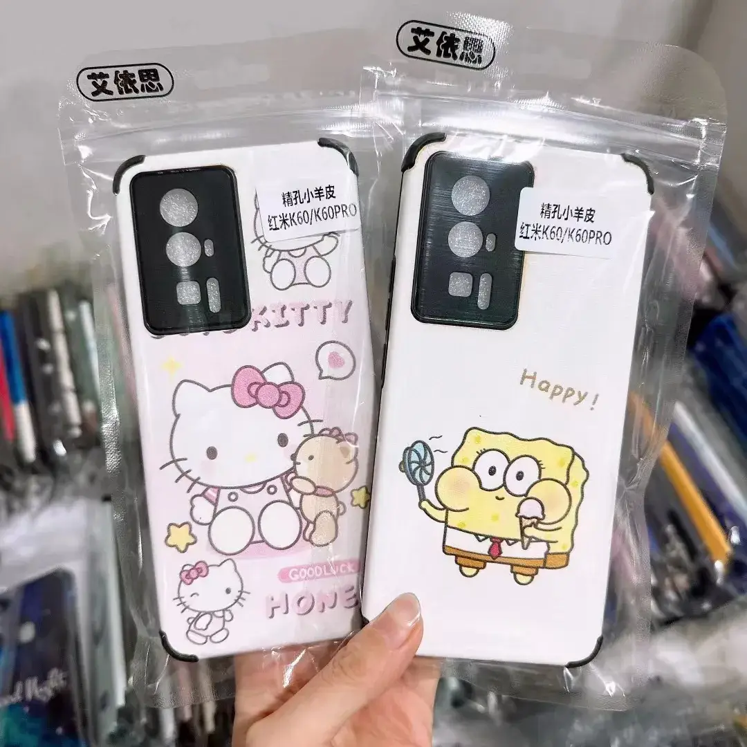 Redmi K80 Phone Case Cartoon Silicone Anti-Fall
