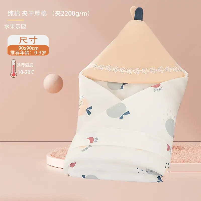 Newborn Baby Cotton Cushion Blanket Spring Autumn Winter - Image 4