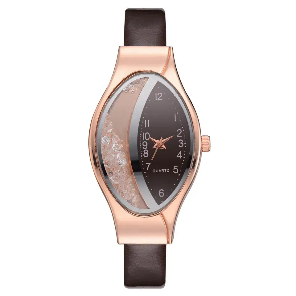 Women's Pink Quartz Watch with Rose Gold Band - Image 7