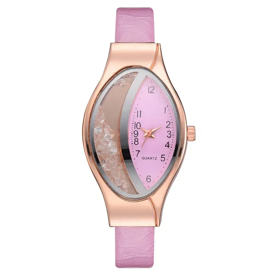 Women's Pink Quartz Watch with Rose Gold Band - Image 5