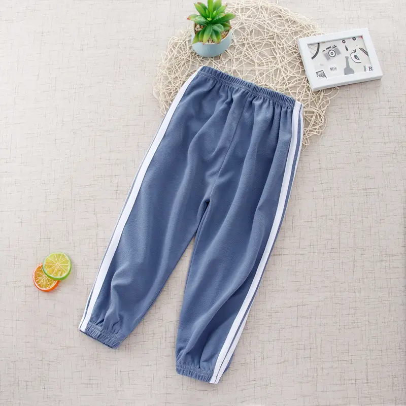 Green Ankle-Tied Loose Bloomers for Girls Boys