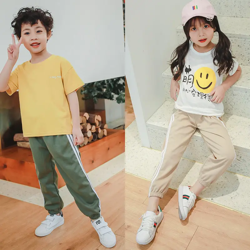 Green Ankle-Tied Loose Bloomers for Girls Boys
