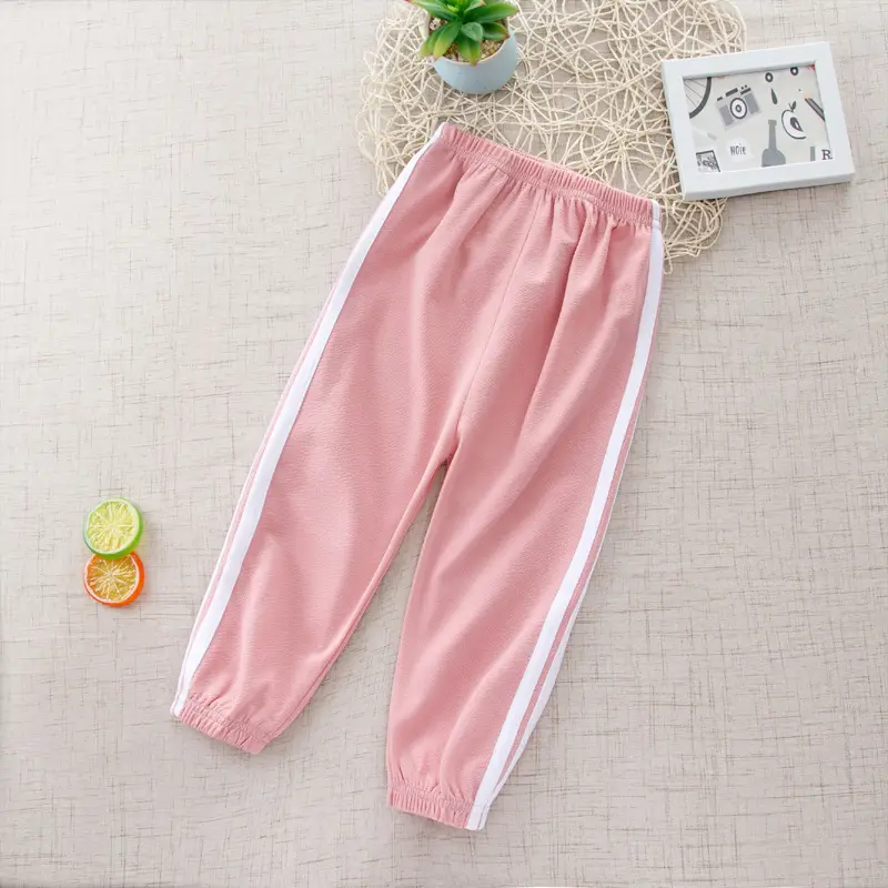 Green Ankle-Tied Loose Bloomers for Girls Boys
