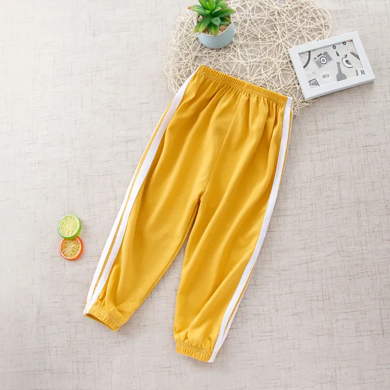 Green Ankle-Tied Loose Bloomers for Girls Boys