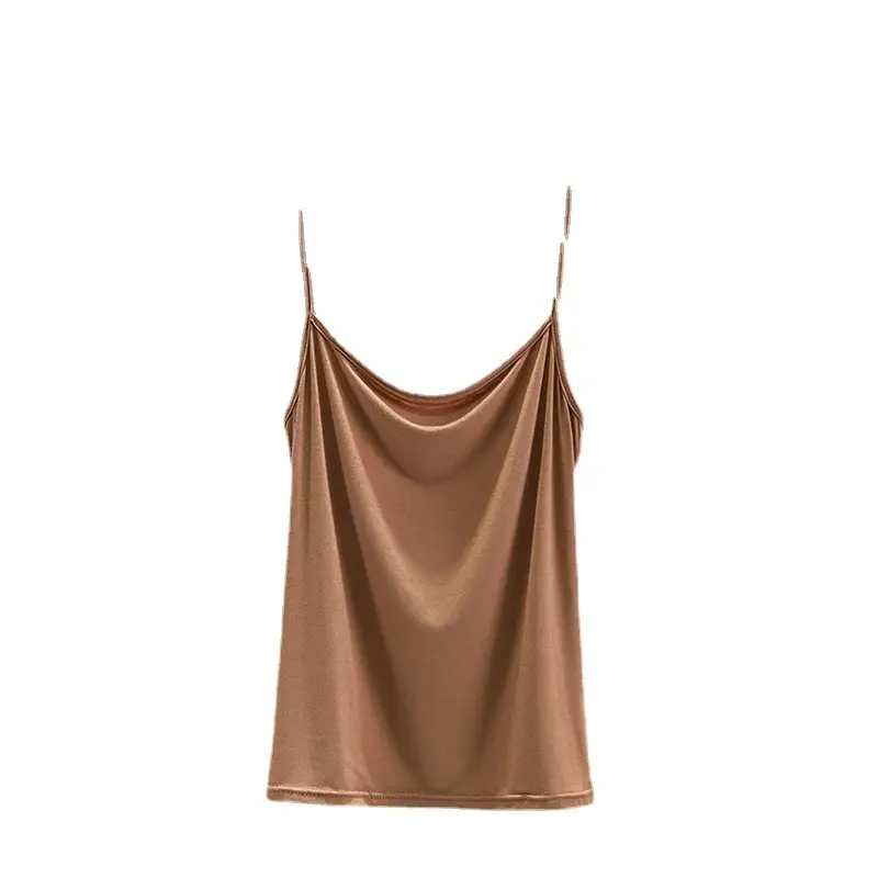 Women's White Modal Camisole Sleeveless Summer Wear - Image 17
