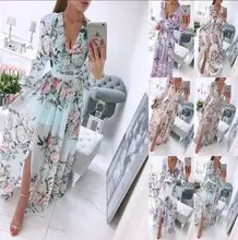 Slim Fit Backless Long Dress Grey for Women — feature 5