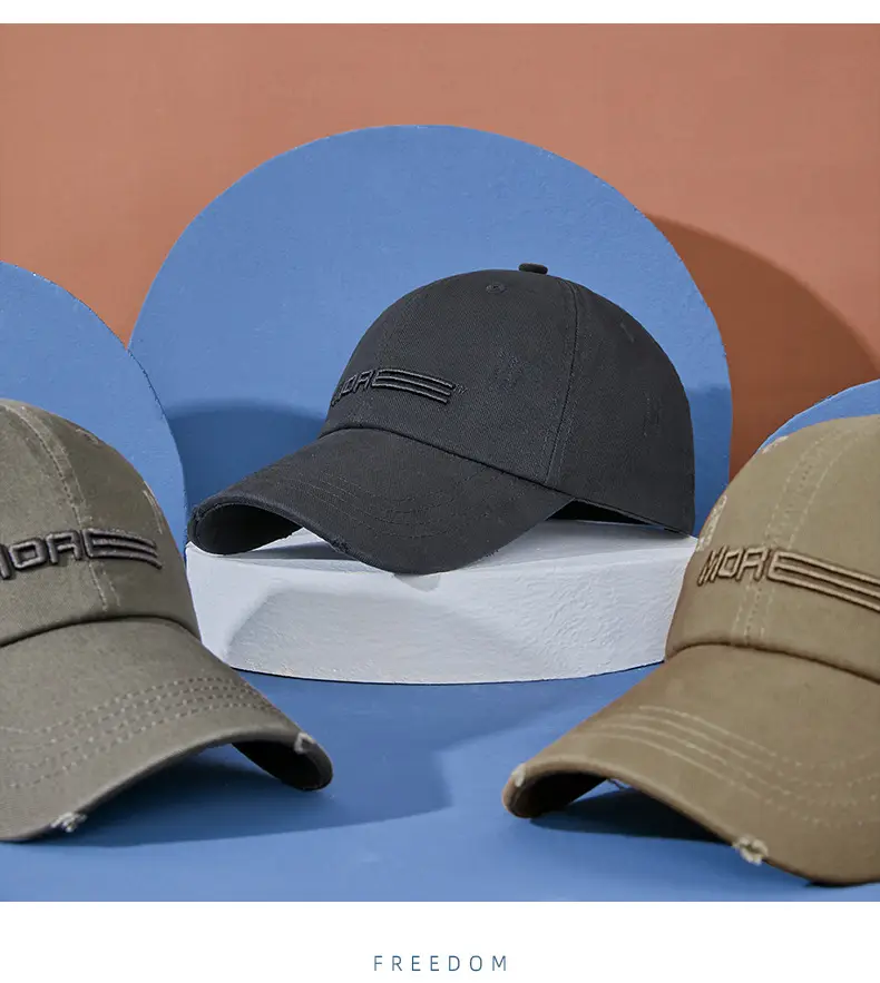 2025 Men Women Washed Baseball Cap with Embroidery — feature 20