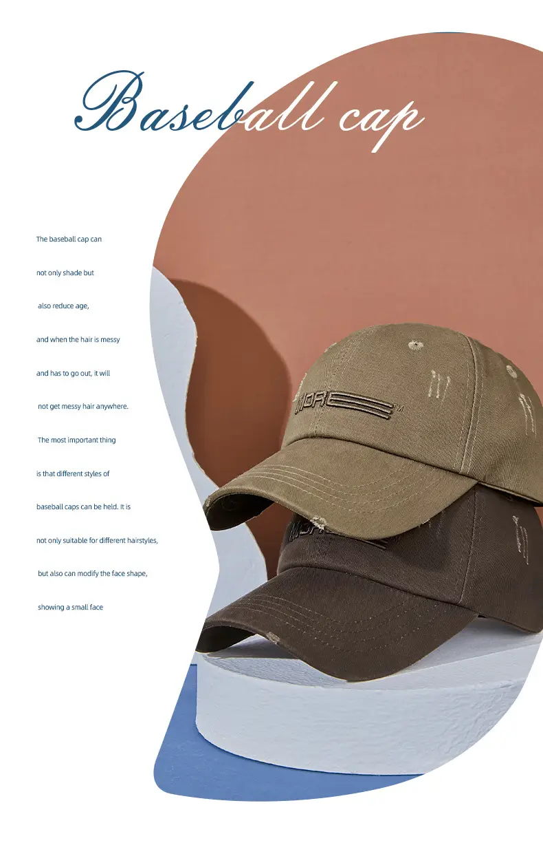 2025 Men Women Washed Baseball Cap with Embroidery — feature 4