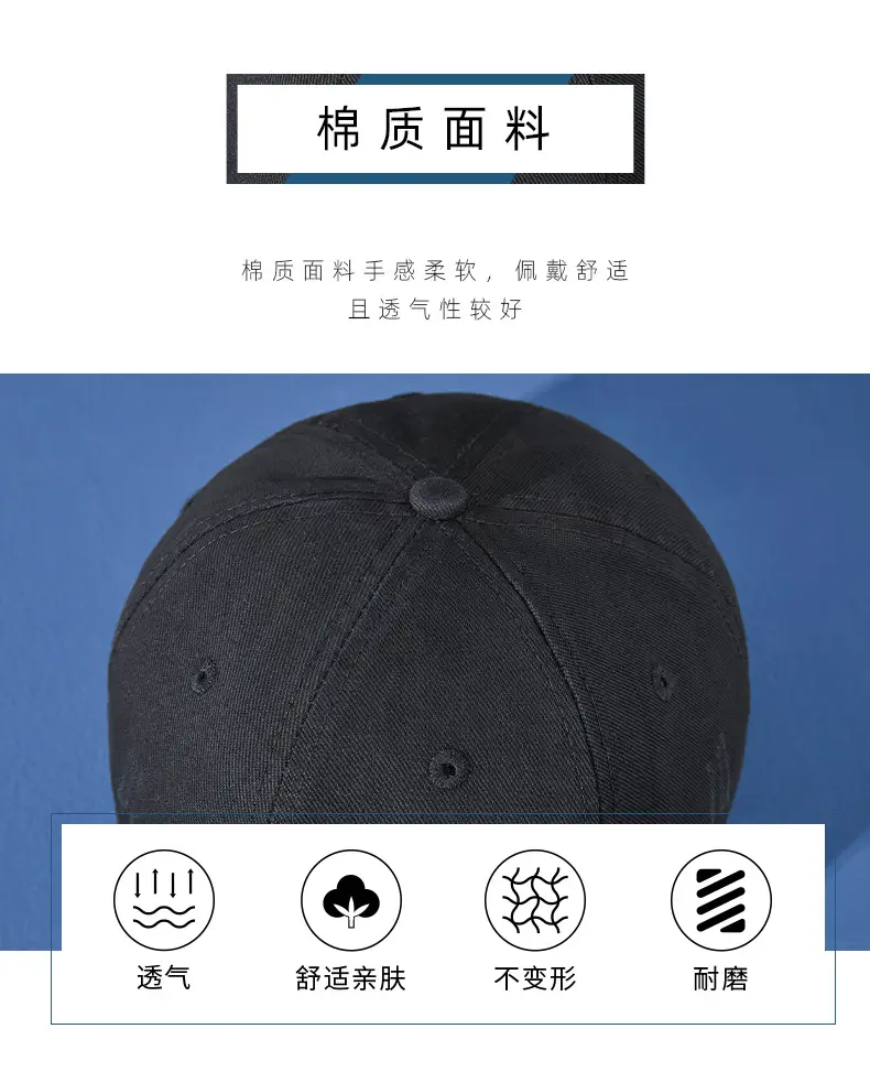 2025 Men Women Washed Baseball Cap with Embroidery — feature 8