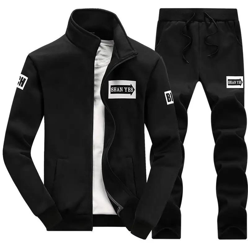 Men's Arrow Thin Grey Hooded Track Suit with Trousers - Image 5